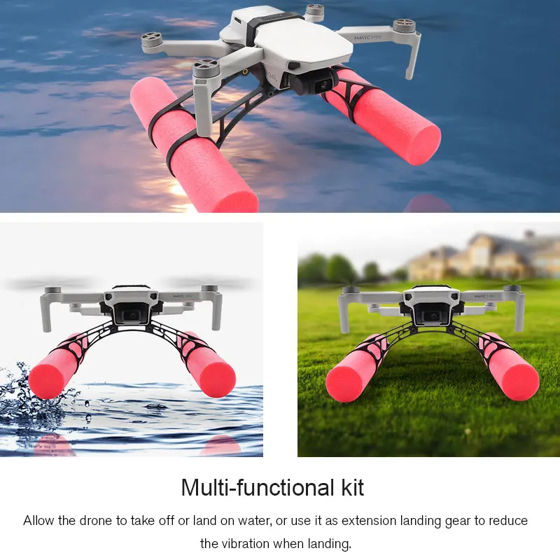 Buy DJI Mavic Mini Landing Float Kit Buoyancy Rod Landing Gear Protection Bracket Training Gear For DJI Mavic Mini Drone Accessories