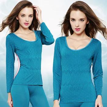 

Winter Clothes Thermal Sets Women Seamless Antibacterial Warm Two Piece Set Sexy Body Shaped Thermo Cothing Conjunto Femenino