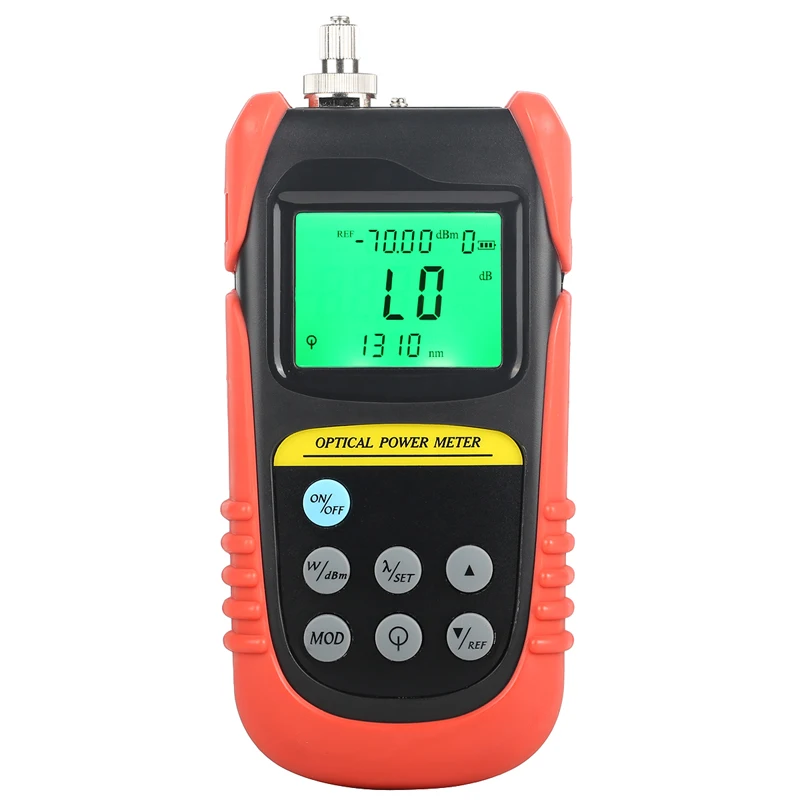 

AUA-706R Optical power meter fiber tester light decay tester light multimeter send SC / FC connector