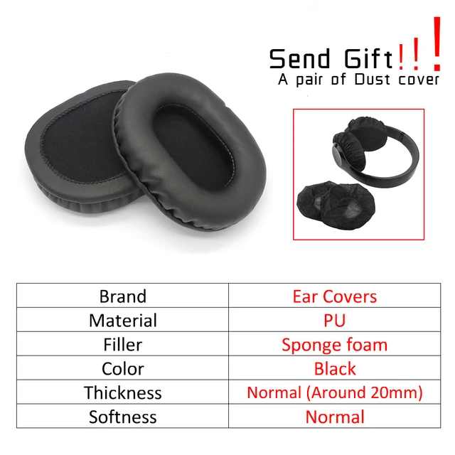 naam Haalbaarheid veelbelovend Ear Pads For Pioneer Se-ms5t Se Ms5t Headphone Earpads Replacement Headset  Ear Pad Pu Leather Sponge Foam - Earphone Accessories - AliExpress