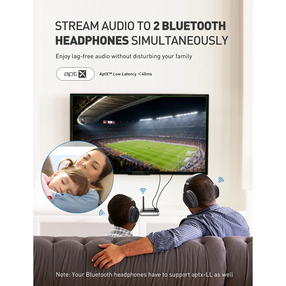 Mpow Bluetooth 5 0 приемник передатчик 3 в 1 Aptx HD адаптер Оптический RCA мм AUX для ТВ ПК