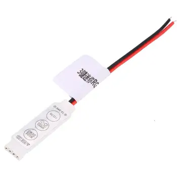 

3 Keys Pixel LED Controller Dimmer Switch DC 5V-24V For WS2812B WS2811 WS2812 LED Pixel Strip Light Module Connector JQ