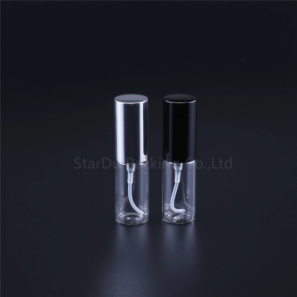 240pcs 5ml Refillable Mini Perfume Spray Bottle Aluminum Spray Atomizer Portable Travel Cosmetic Container Perfume Bottle