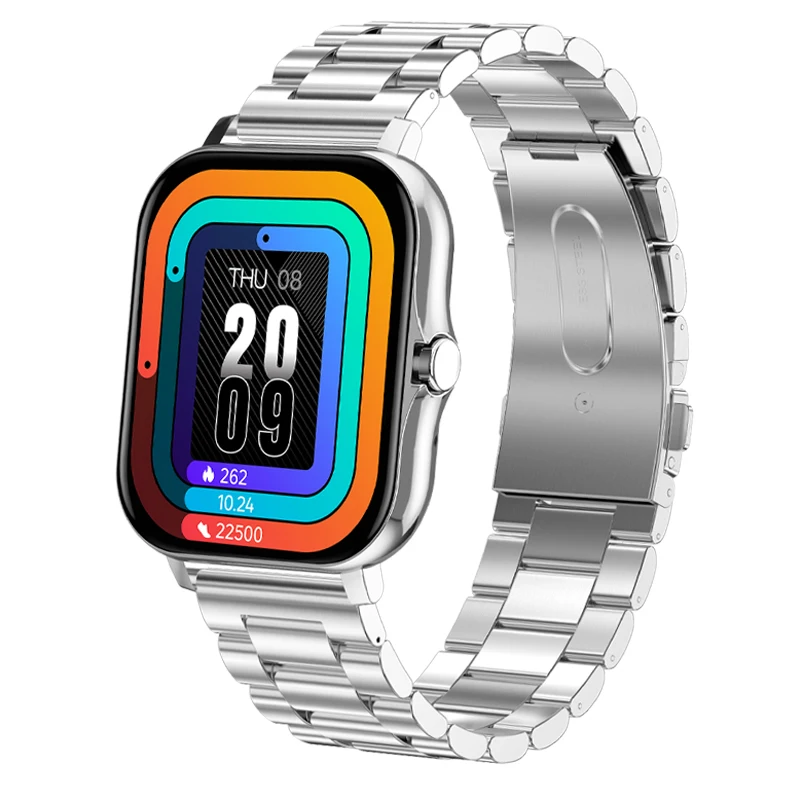 2022 New Men Smart Watch Women 1.69" Full Touch Bluetooth Call Fitness Tracker Heart Rate Monitor Blood Pressure Smart Bracelet 