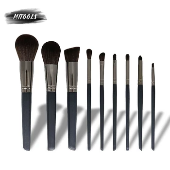 

MITOOLS 9Pcs Professional Eyes Makeup Brushes Set Wood Handle Eyeshadow Blending Powder Smudge Brush