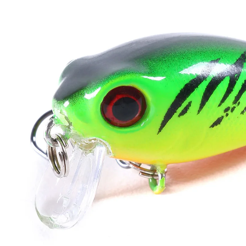 DHYJSFDC 1 pz Minnow Fishing Lure 40mm 3.5g Crankbait Hard Bait Topwater Wobbler artificiale Bass Japan accessori per la pesca a mosca