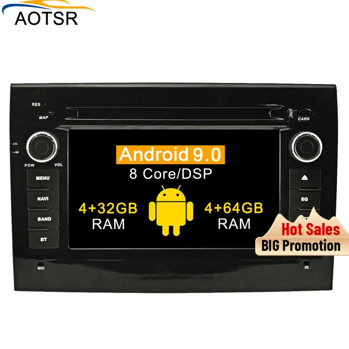 Автомагнитола IPS 4 + 32 Android 9 0 DVD-плеер GPS мультимедийная стереосистема для Fiat Ducato