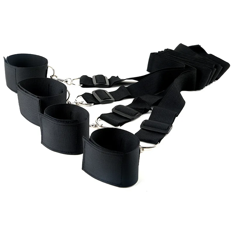  Handcuffs Bdsm Bondage Set Erotic Under Bed BDSM Slave Games Restraint System Erotic Sex Toys For W