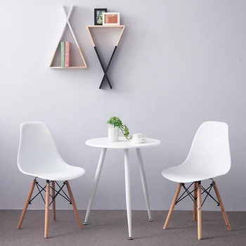 

4pcs/Set Nordic Dining Chair Creative Modern Minimalist Office Chair Computer Chair Tea Coffee Stool For Home Study Bedroom HWC