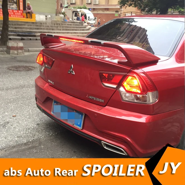 Для Mitsubishi V3 спойлер 2011-2015 высокого качества ABS Материал заднее крыло автомобиля