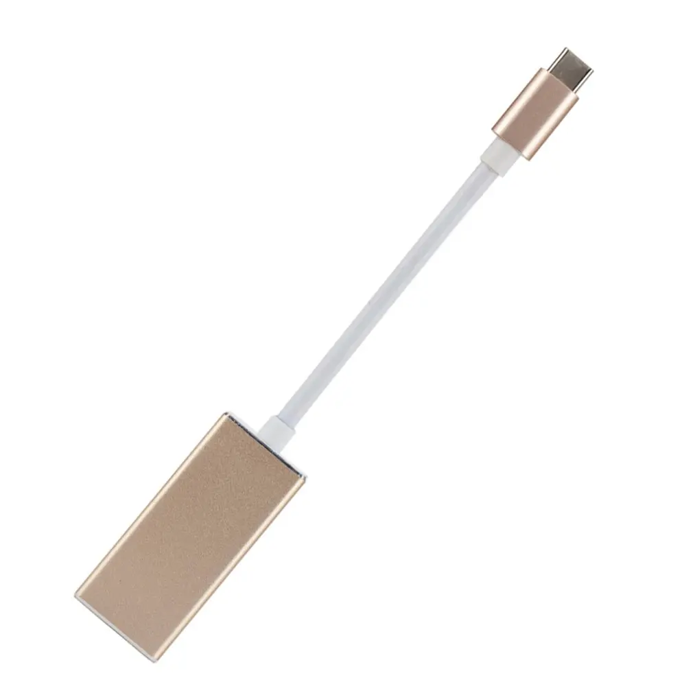 Адаптер type-C для Dp Usb C к большому конвертеру Dp из алюминиевого сплава 1080P видеокарта конверсионный линейный адаптер