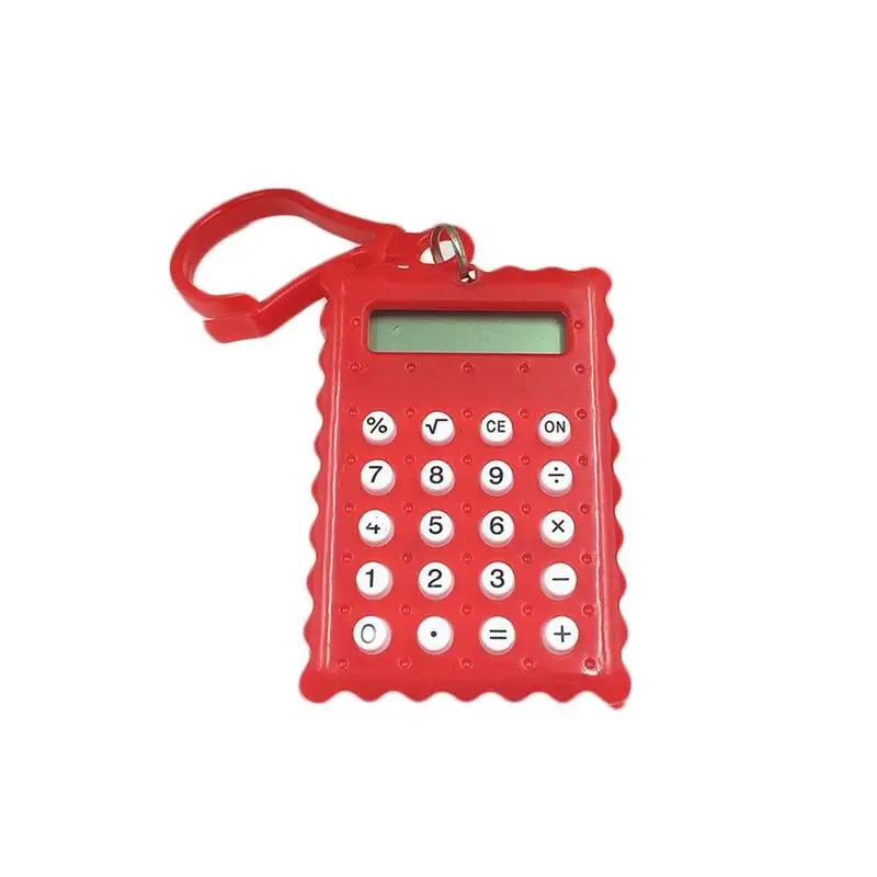 Новое поступление студенческий мини пластиковый 8 цифр электронный калькулятор поставки офисный подарок конфеты расчет маленький цвет супер C0J8