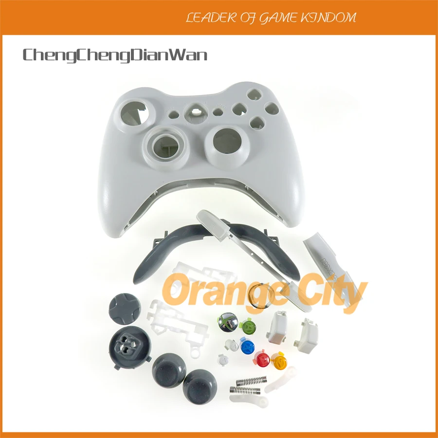 3 набора черный белый чехол с полным покрытием корпуса кнопками для Xbox360 xbox 360