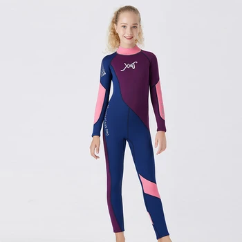 

One Piece 2.5MM Neoprene Wetsuit Scuba Dive Suit Teens Swimwear Swimsuit Children Swimming Diving Suit Sailing Clothes Drysuit