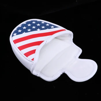 

Semicircle Golf Mallet Putter Cover Protector with USA Flag Design