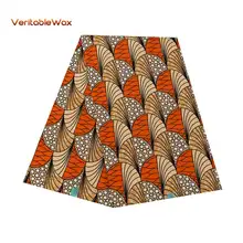 Африка Анкара полиэстер воск принты ткань бинта реальные воск высокое качество 6 ярдов африканская кружевная ткань для вечерние платье FP6245