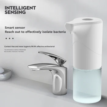 

Portable Soap Dispensers Bathroom Kitchen Tools 350ml Automatic Soap Dispenser Touchless Induction Foam