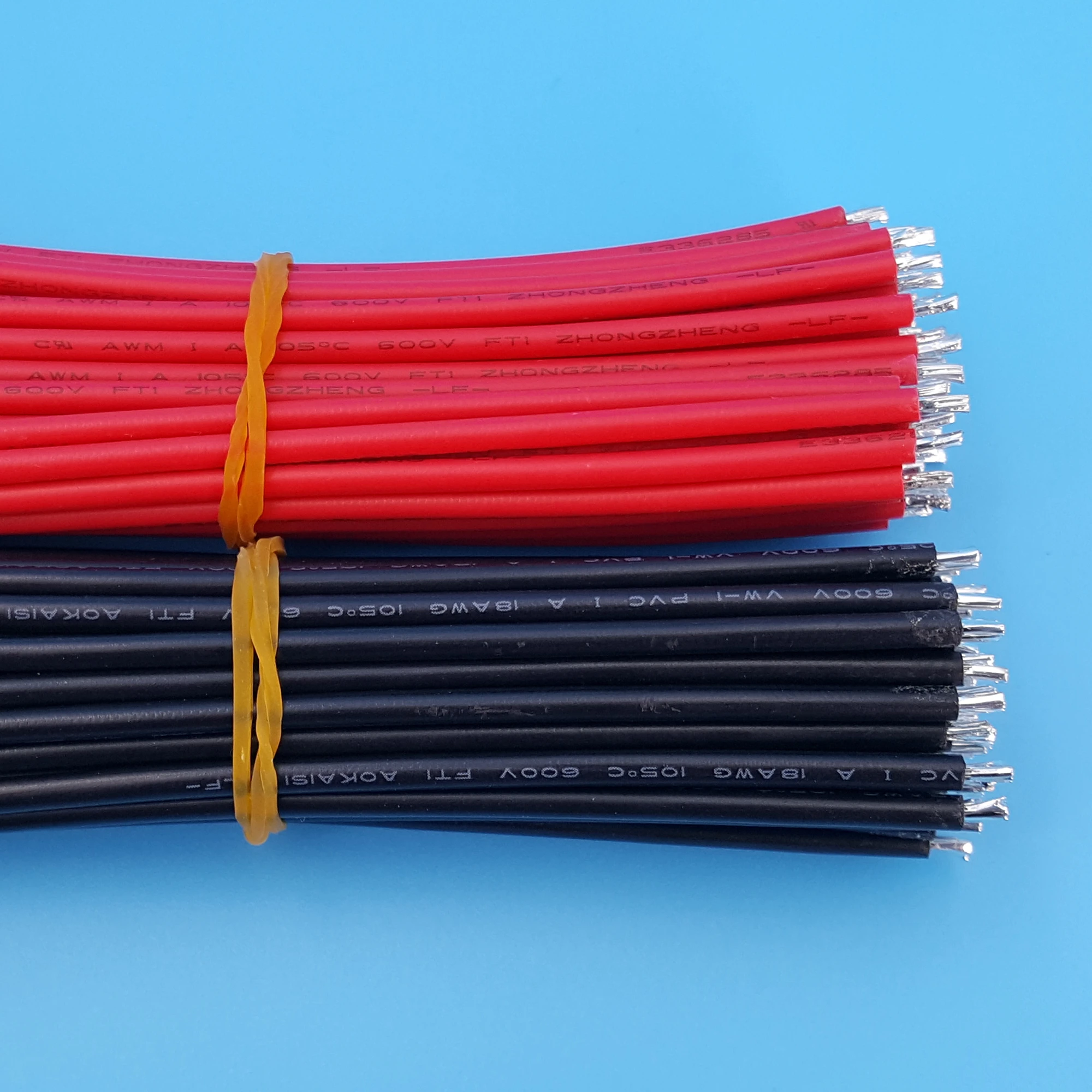 Najtaniej 100 szt. 6.3mm szybkie rozłącza 18 AWG żeńskie Spade 20cm zaciski złącze przewodu