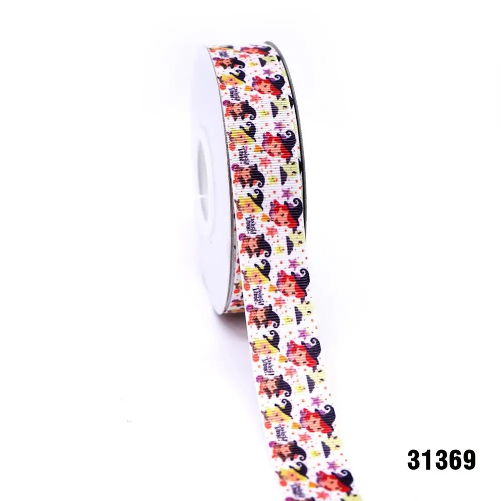 50 ярдов мультфильм напечатанный grosgrain ленты 31367 - Цвет: 31369