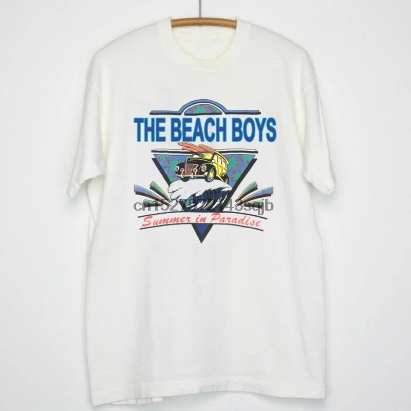 The Beach Boys "Surf & Turf" Baseball Game Show Gelicentieerd Brockum T Shirt Het Beach Boys Concert T Shirt Als nieuw Kleding Gender-neutrale kleding volwassenen Tops & T-shirts T-shirts T-shirts met print Authentiek Vintage 1995 