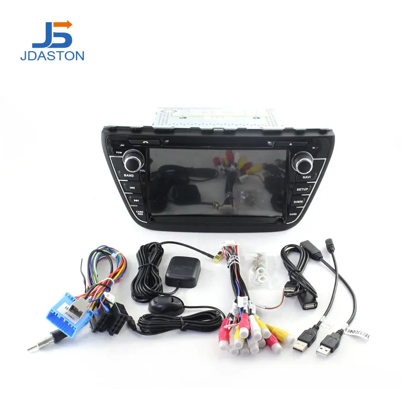 Excellent JDASTON 2DIN Android 9.0 Car DVD Player For Suzuki SX4 S-Cross 2013 2014 2015 2016 Multimedia GPS Radio Stereo 4G+64G Octa Cores 4