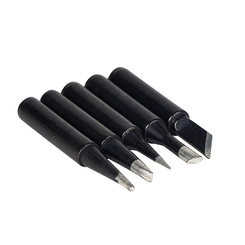 JCD 5PCS/Lot Soldering Iron Tips KE50 3C D2.4 B1.0 I0.8 900M Silver Black Copper Electric Soldering Iron Head For 908S 908 8898 pipeliner hood