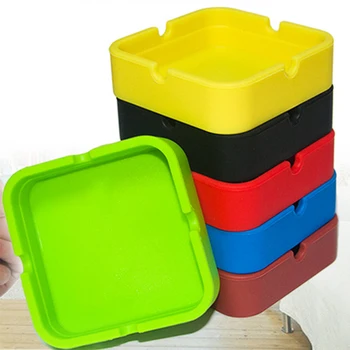 

200pcs silicone ashtray with one color logo