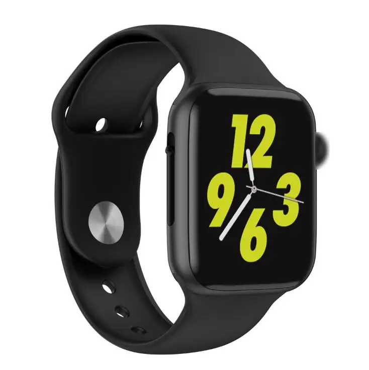 Смарт-часы W34 с Bluetooth и функцией вызова, ЭКГ, монитор сердечного ритма, умные часы для мужчин и женщин, для Android, iPhone, xiaomi, группа PK iwo 8 plus IWO 9 - Цвет: 44MM BLACK