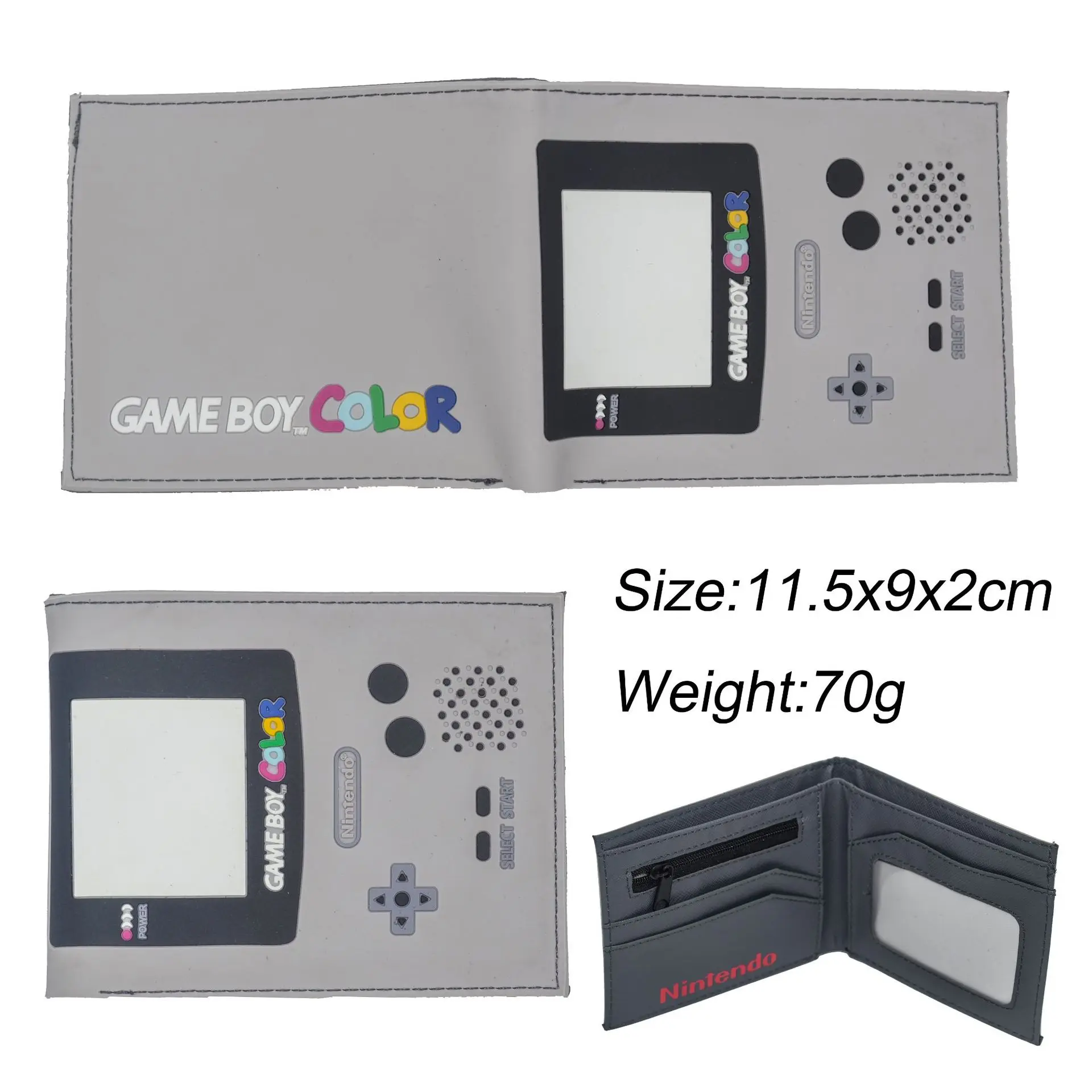 N-17 Кошелек "PlayStation" игра мультфильм аниме-кошелек на молнии монета Карманный держатель для карт для детей Мужчины Женщины подарок carteira Кожаные Кошельки - Цвет: N-17