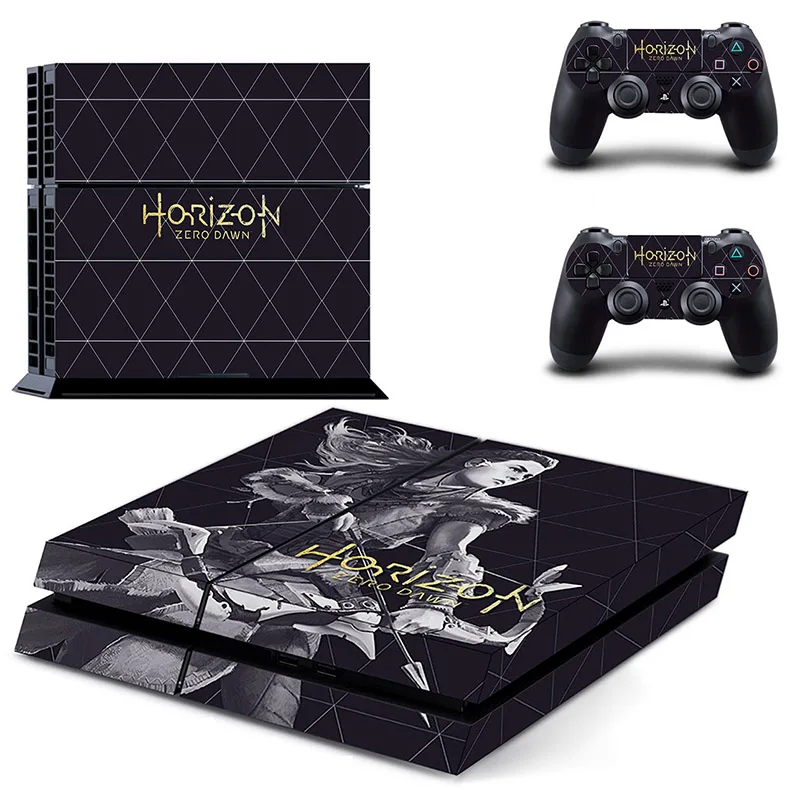 GYTM0672 Виниловая пленка для PS4 Horizon Zero Dawn sticker PS 4 Play station 4 sticker s Pegatina для sony playstation 4 консоли и контроллера - Цвет: GYTM0672