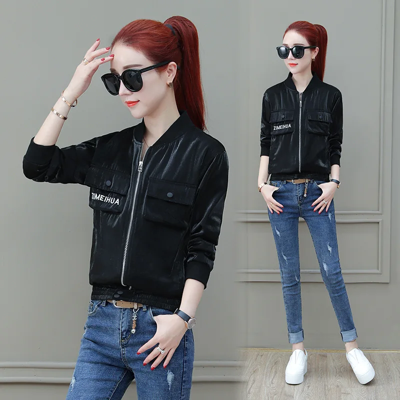 

2019 Spring And Autumn New Style Hong Kong Style Coat Women's Korean-style Loose-Fit Ulzzang Long Sleeve Jacket Harajuku on Clot