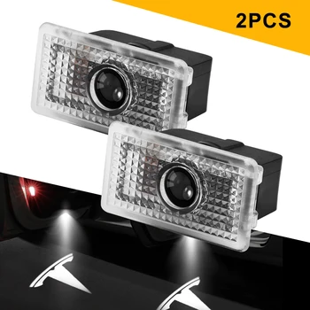 

2pcs Led Car Door Logo Laser Projector Light for Tesla Model S Model 3 Model X Led Ghost Shadow Lamp Auto Accessories
