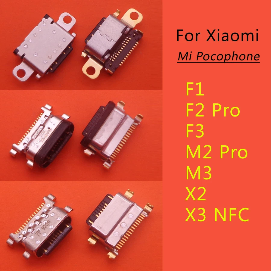 Разъем Micro Usb типа C для Xiaomi Mi Pocophone F1 Poco F2 Pro F3 X3 NFC X2 M2 M3 зарядный порт 1 шт. | Мобильные
