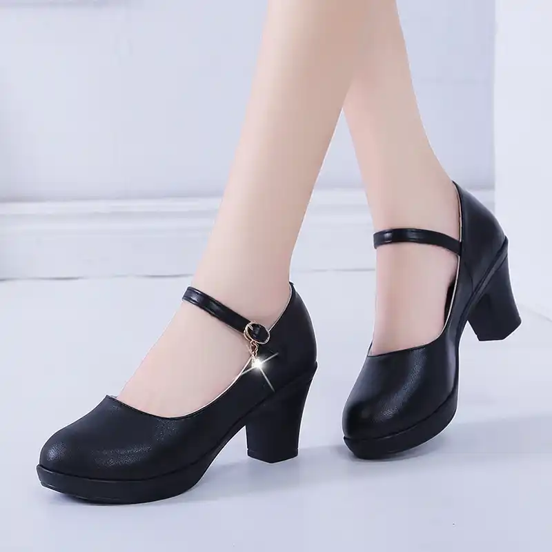 Zapatos De Tacon Grueso Negro Flash Sales, UP TO 57% OFF | agrichembio.com