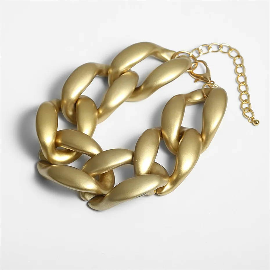 IngeSight.Z, панк, массивное кубинское толстое ожерелье с подвеской в стиле хип-хоп, золотое ожерелье с массивным воротником для женщин и мужчин, ювелирное изделие
