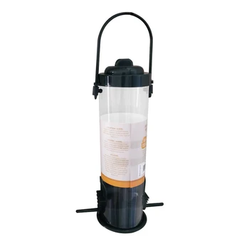 

Hanging Outdoor Garden Pet Supplies Station Refillable Transparent Portable Bird Feeder Squirrel Proof Storage Food Container