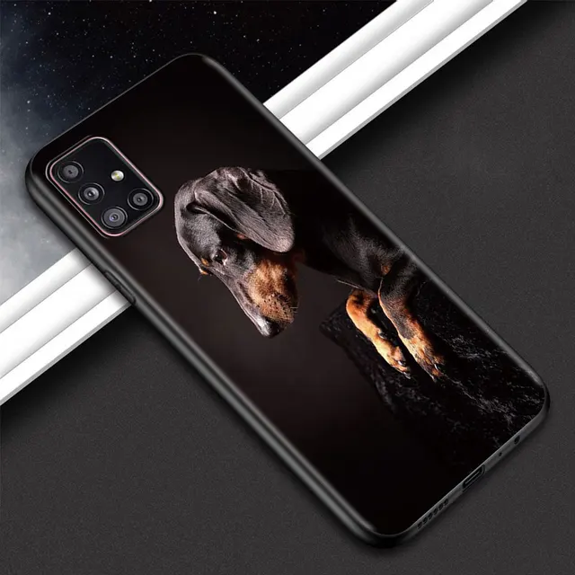 Animal Dachshund Dog Puppy Phone Shell For Samsung Galaxy A51 A71 A21s A12 A31 A41 A32 A02s A11 A72 A52 A42 5G A21 EU Soft Case B09