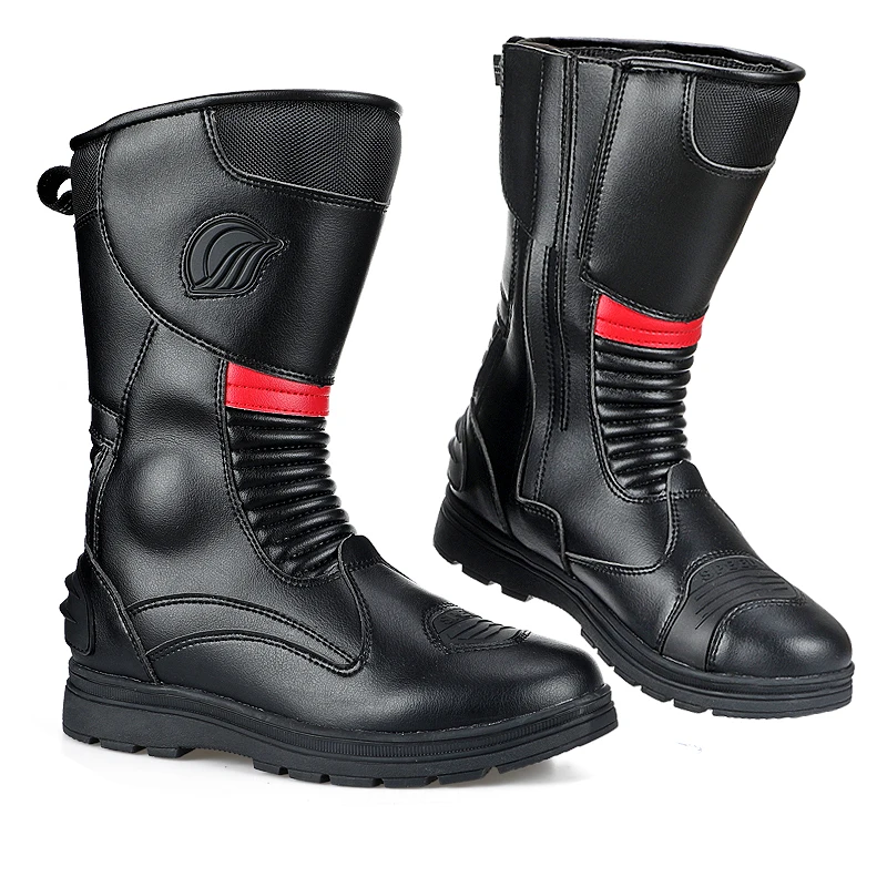 Riding Tribe Botas de moto impermeables para hombre y mujer, calzado largo  de media caña, novedad|Botas de motocicleta| - AliExpress