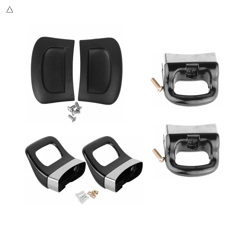 2Pcs Bakelite Pot Ears Side Handles with Screws Anti-scalding Resistance for Stockpot Steamer Short Handles Replacements Kit
