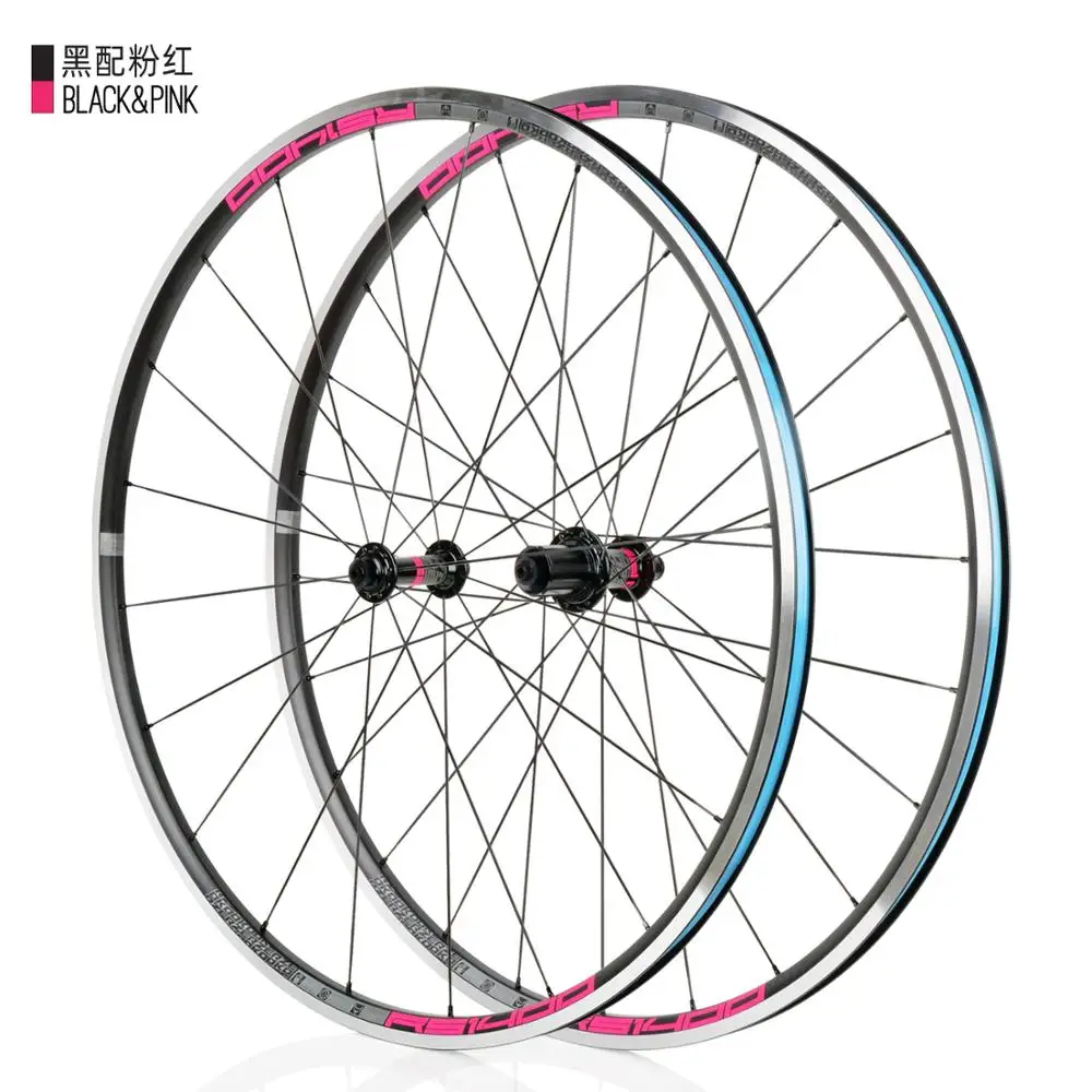 KOOZER RS1400 Road Bike 700C Wheelset Front 2 Rear 4 Bearing 4 claws 48T 21MM Rim Flat spoke Wheels Ultra light 1480g climbing
