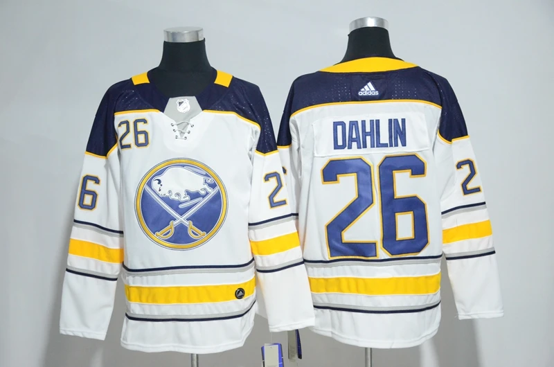 Все сшитые мужские майки Buffalo Jack Eichel Rasmus Dahlin Jeff Skinner