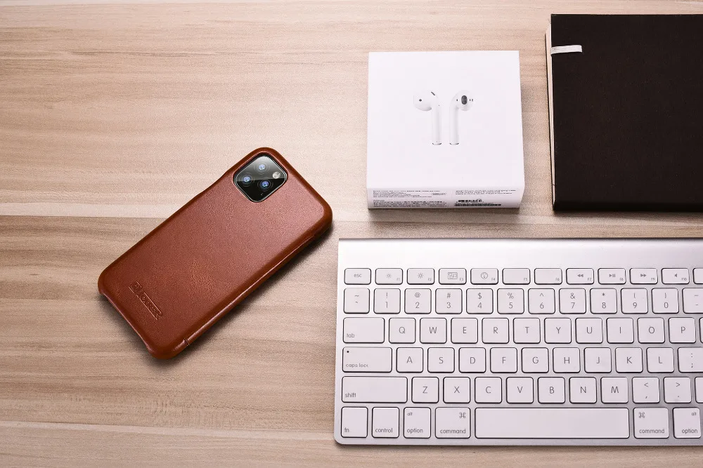 ICARER роскошный брендовый чехол для телефона iPhone 11 изогнутый край Флип Натуральная кожа ретро крышка для iPhone 11pro Max