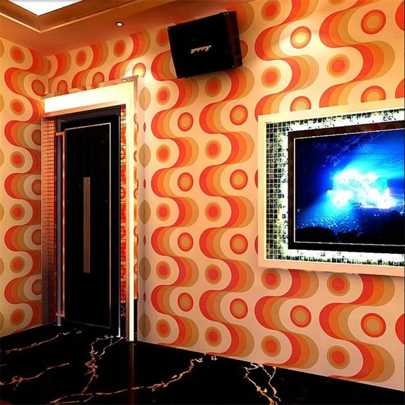 

Обои для караоке papel de parede Ktv, флэш-обои, 3d стерео, специальный фон для салона красоты волос, Настенные обои для Интернет-кафе