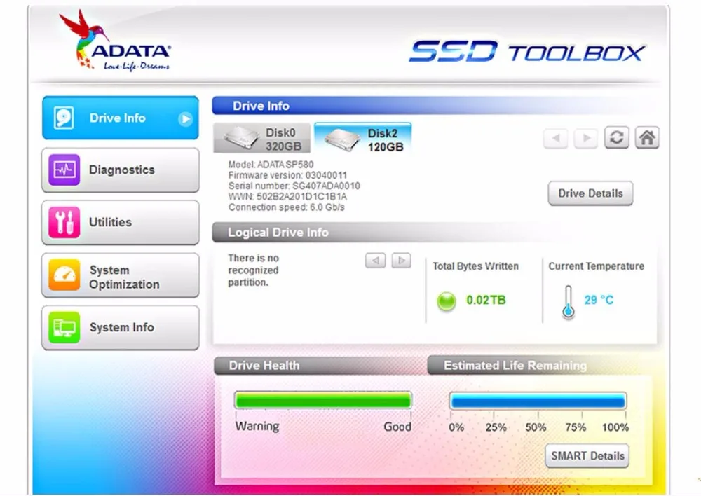ADATA SSD PC Desktop Hard Disk Internal Solid State Drive