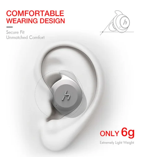 HAVIT TWS G1 Bluetooth Earphone True Wireless Sport Headphone Waterproof 3D Stereo Earbuds Handsfree Calls for Smart Phone