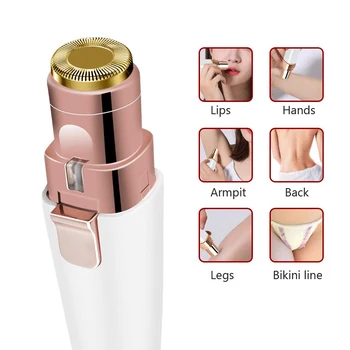 

Portable Electric Eyebrow Trimmer Makeup Painless Eye Brow Epilator Mini Shaver Razors Facial Hair Remover for Women Cosmetics