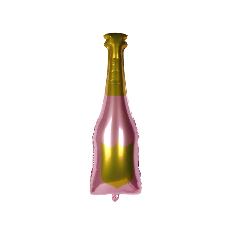JOY-ENLIFE, розовое золото, бутылка для шампанского, вина, праздничные украшения из шаров, набор на День святого Валентина, девичник для свадьбы