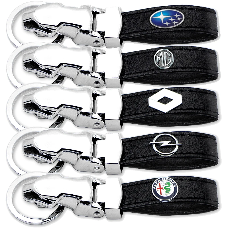 1 pçs carro emblema keychian cabeça de leopardo keyring para land rover santana série maqueta defender descoberta 1 2 3 4 110 ir3 bens do carro