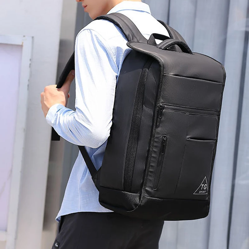 

Multifunctional Men 15.6 inch Anti Theft Backpacks Waterproof Nylon Travel Bag Fashion Large Capacity Business Men's Bag