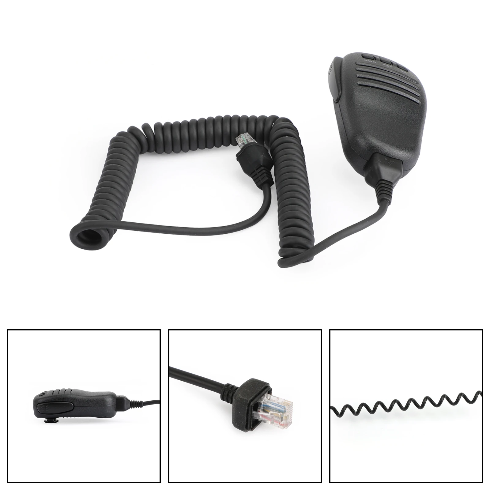 Artudatech 1Pc Microfono Per Microfono Con Altoparlante Portatile Per Yaesu Ft817 Ft857 Ft891 Ft991 Ft450